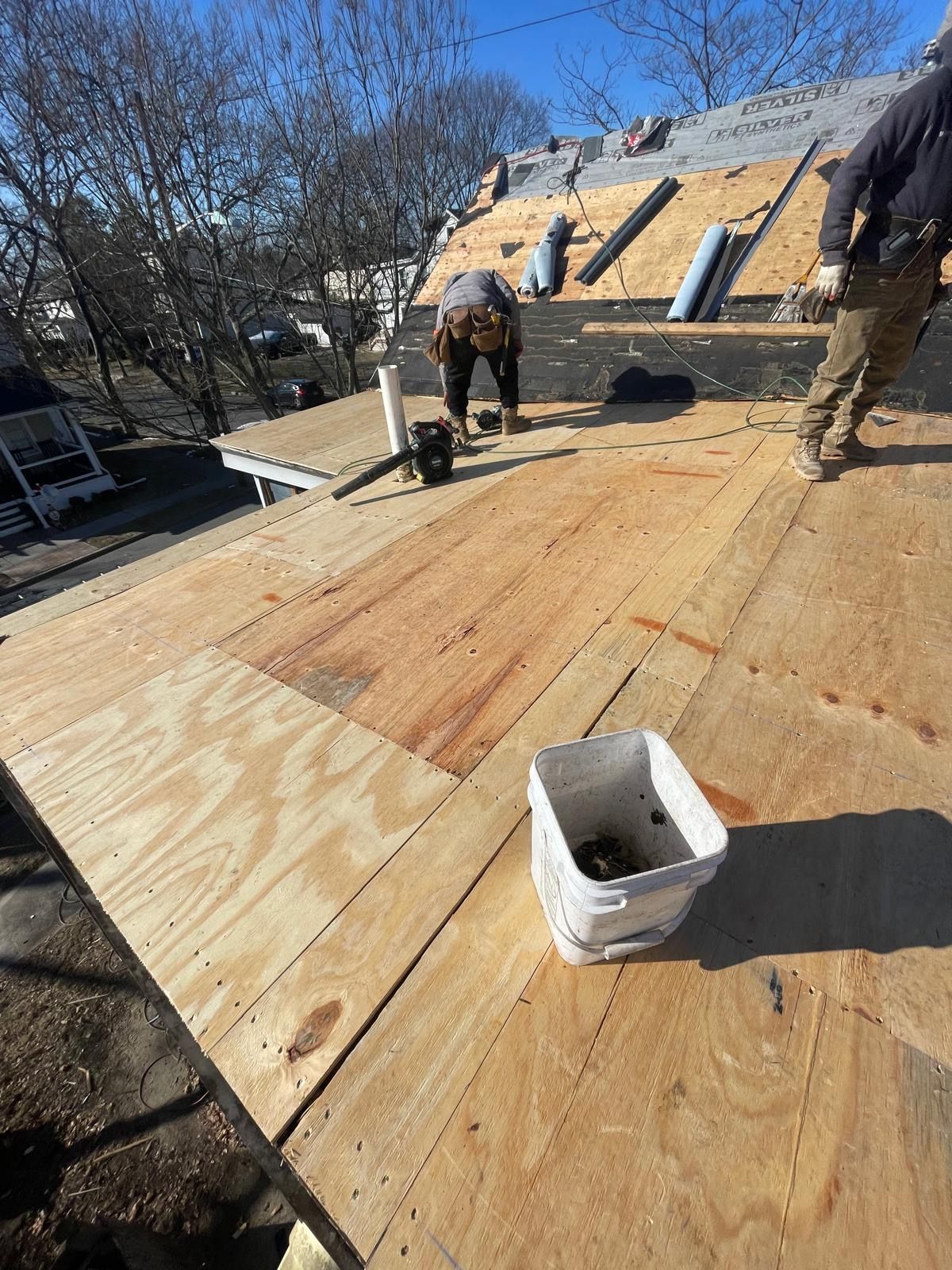 New roof construction