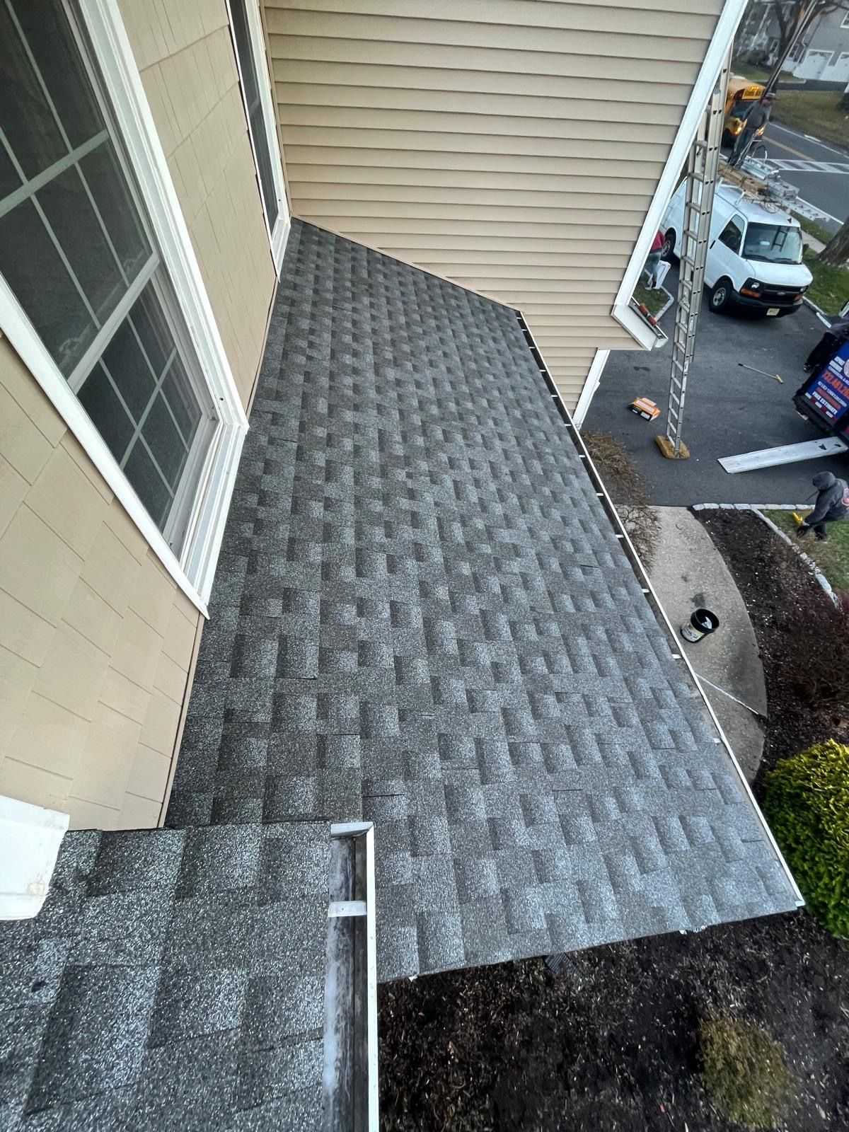 new roof installation project