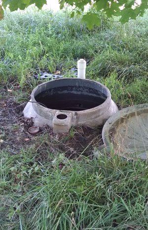 Installed septic