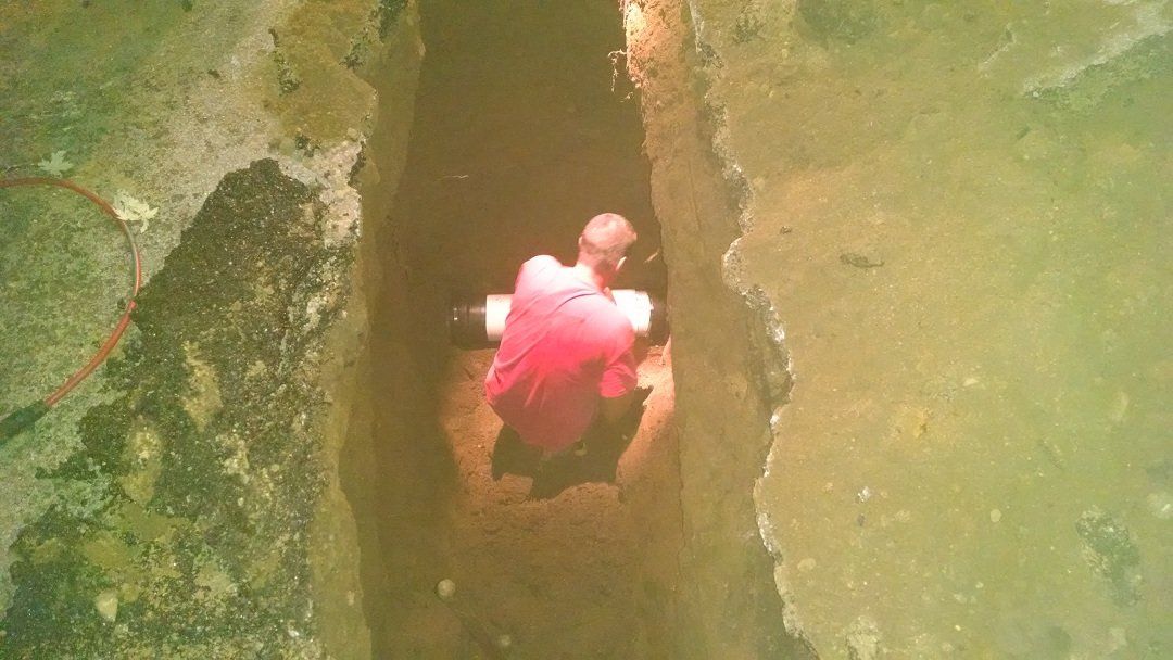 Sewer line repair and installation