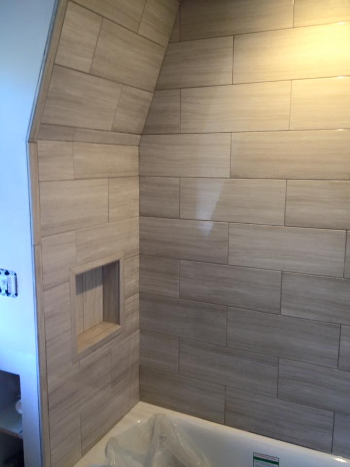 Granite wall for bathroom