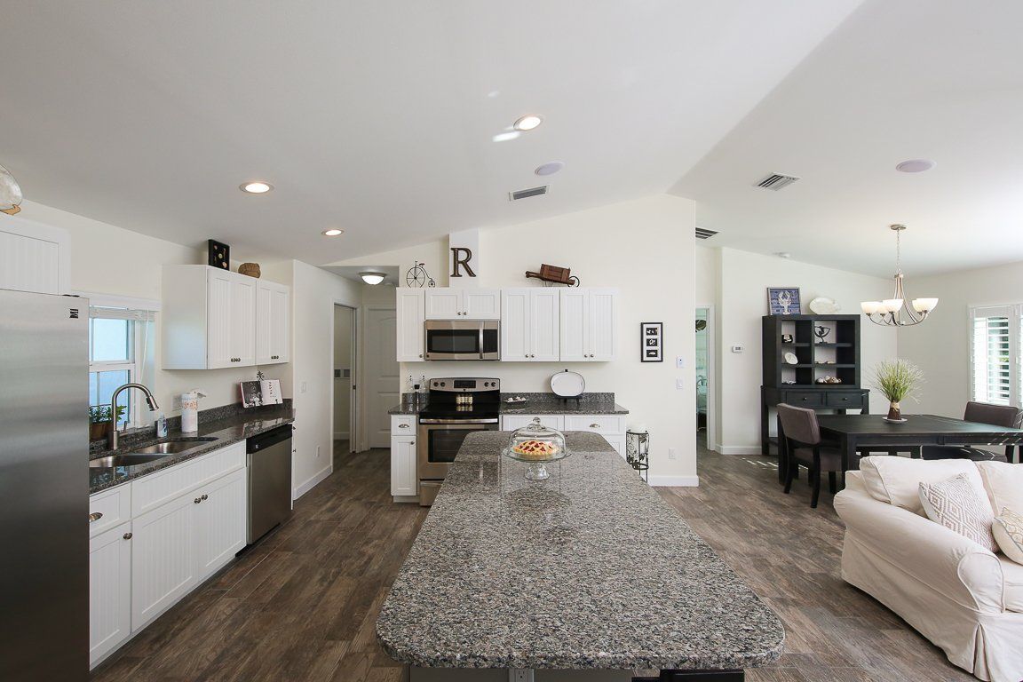 Kitchen with countertops