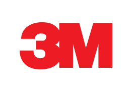 A red 3m logo on a white background