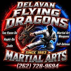 Delavan Flying Dragons Martial Arts logo