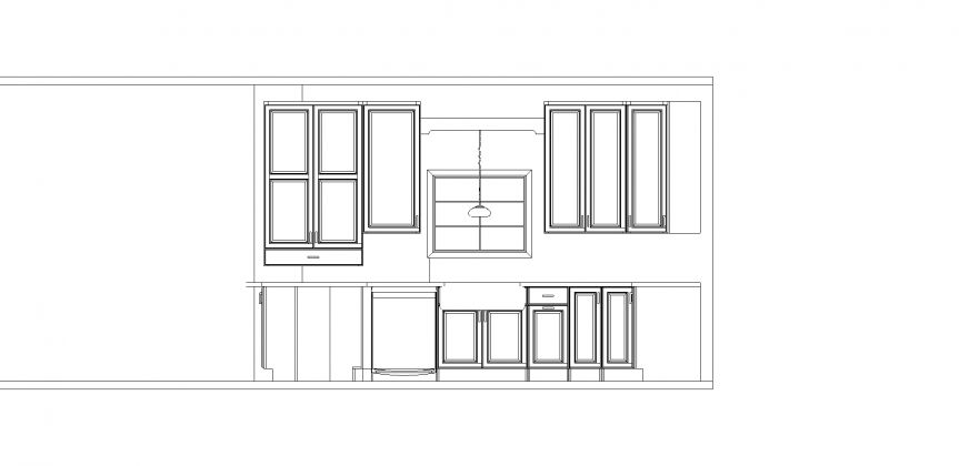 Linglestown traditional kitchen blue print