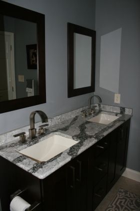 West Hanover master bathroom
