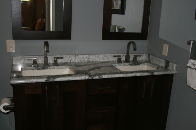 West Hanover master bathroom