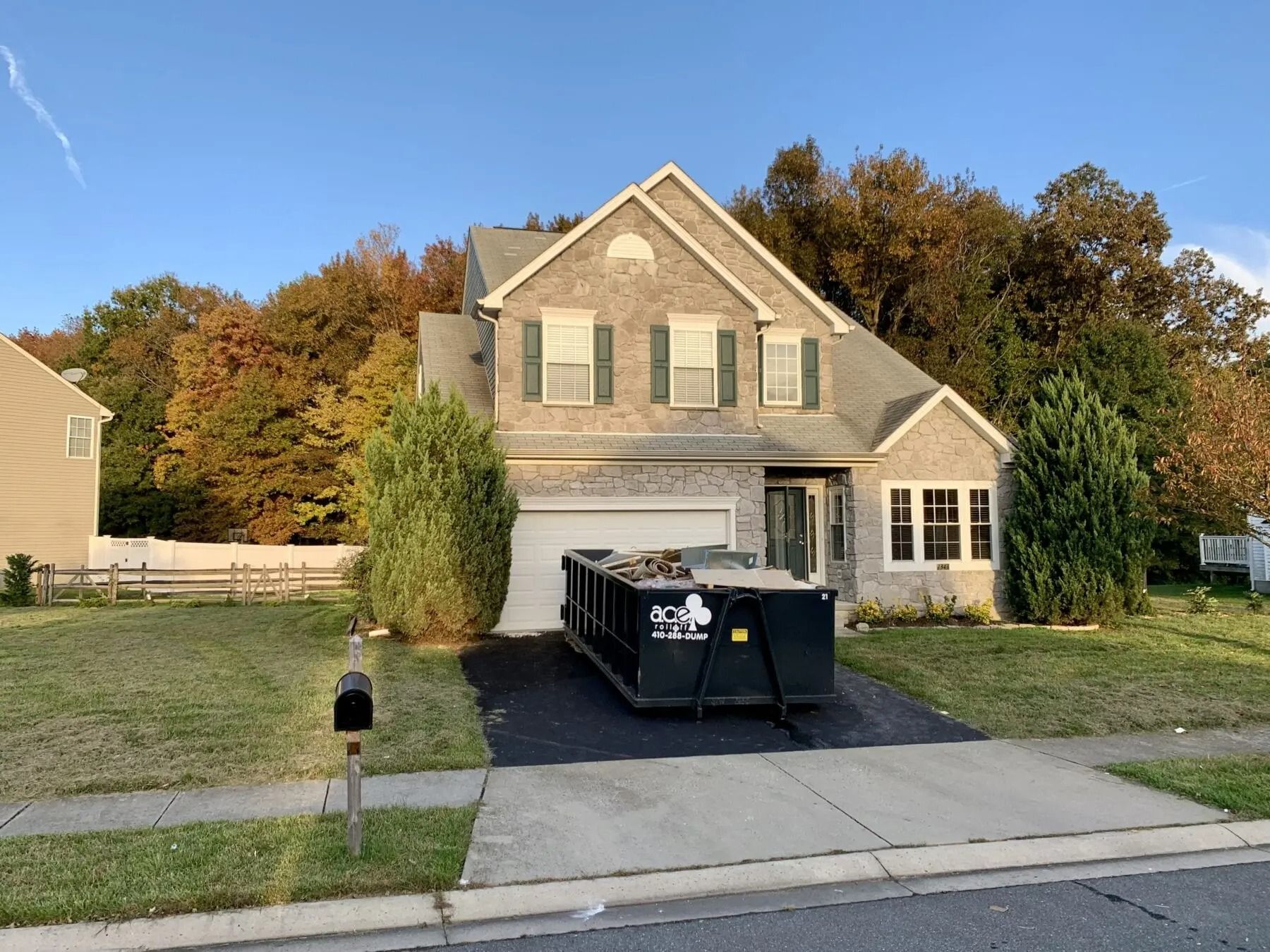 Renting Dumpster in Middle River, MD