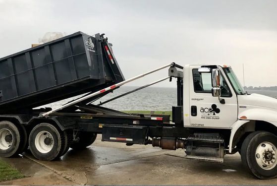 Ace Rolloff dumpster at special event