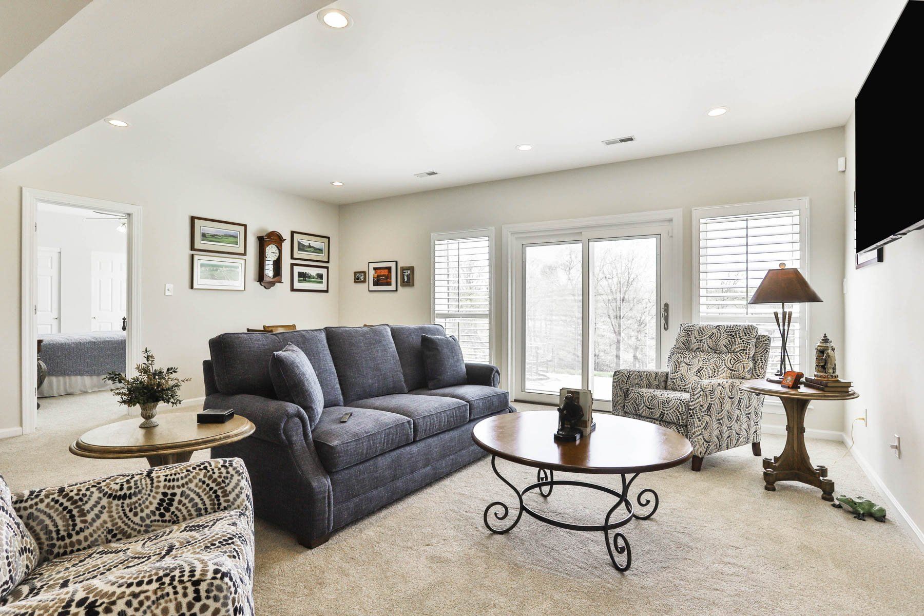 Basement living room