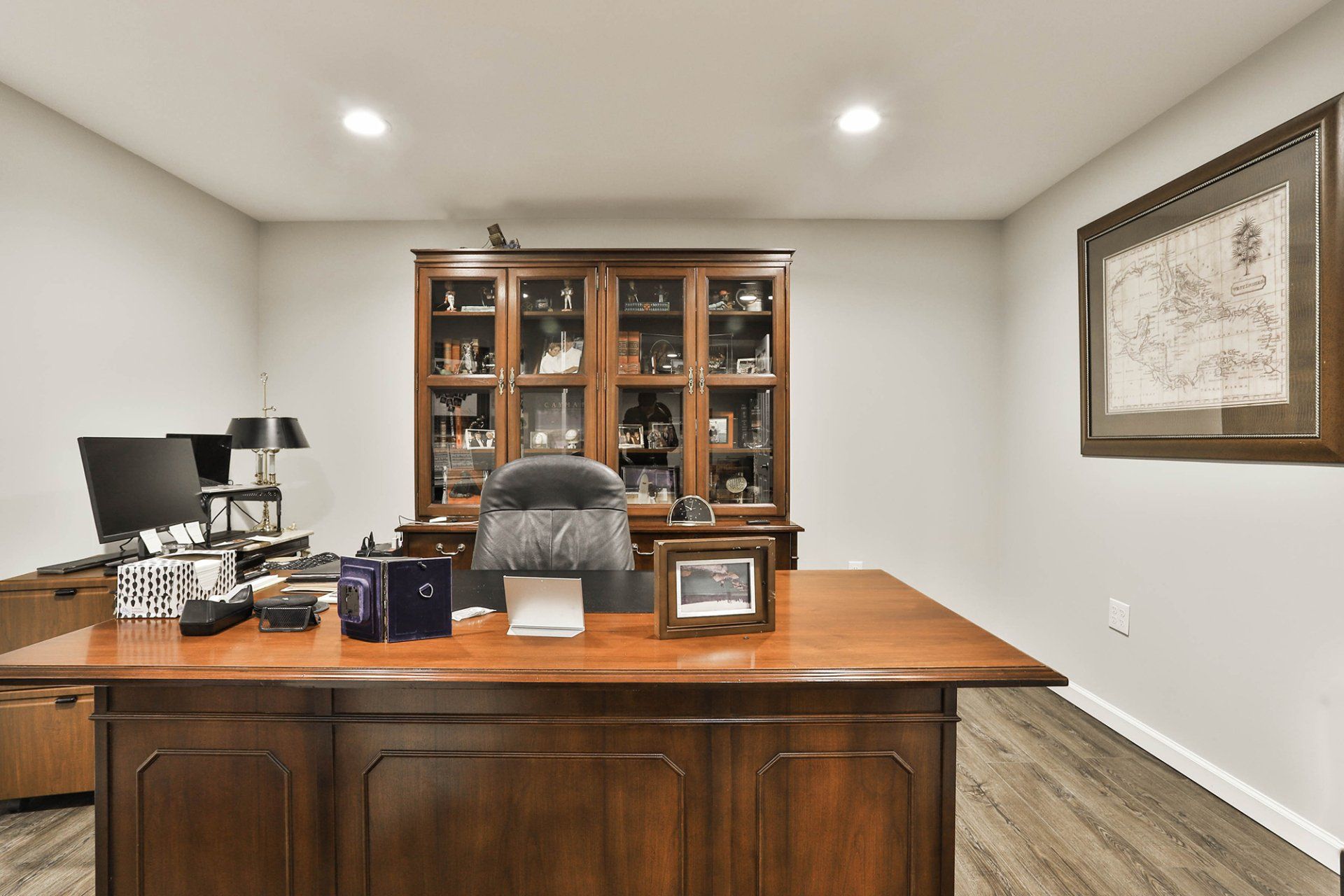 Basement home office
