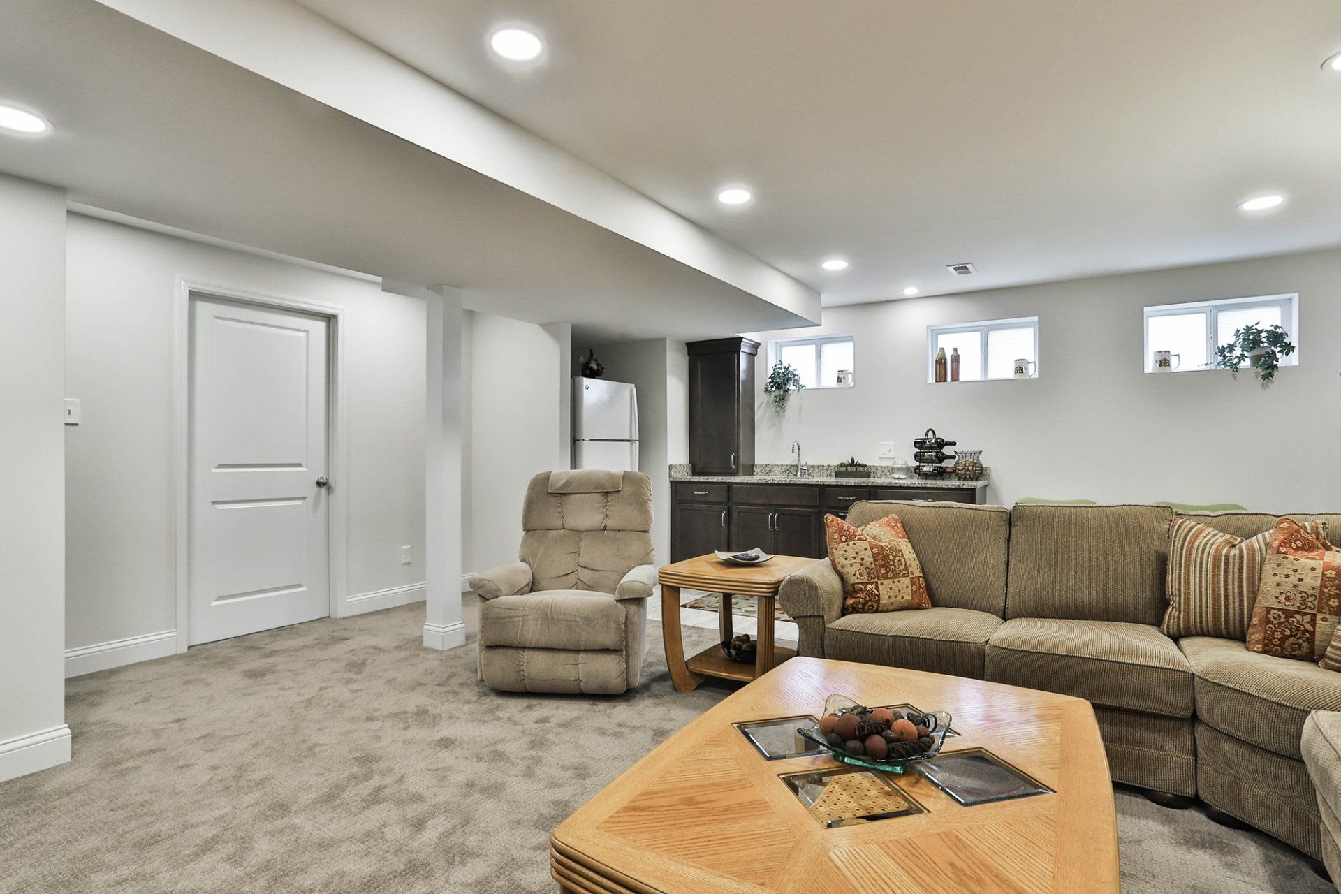 Basement living room
