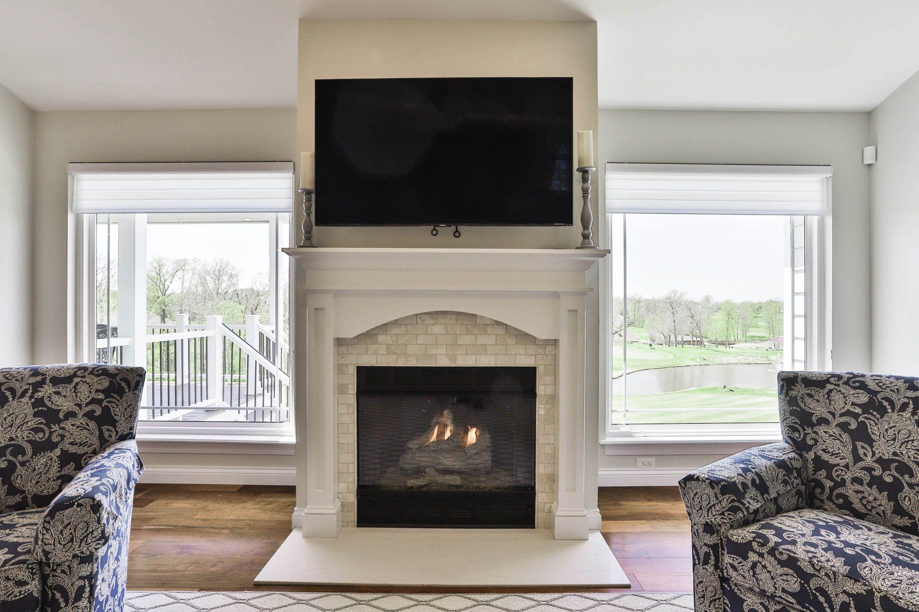 Custom fireplace room