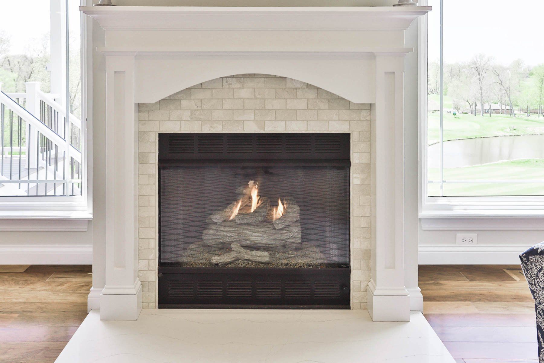 Custom fireplace room