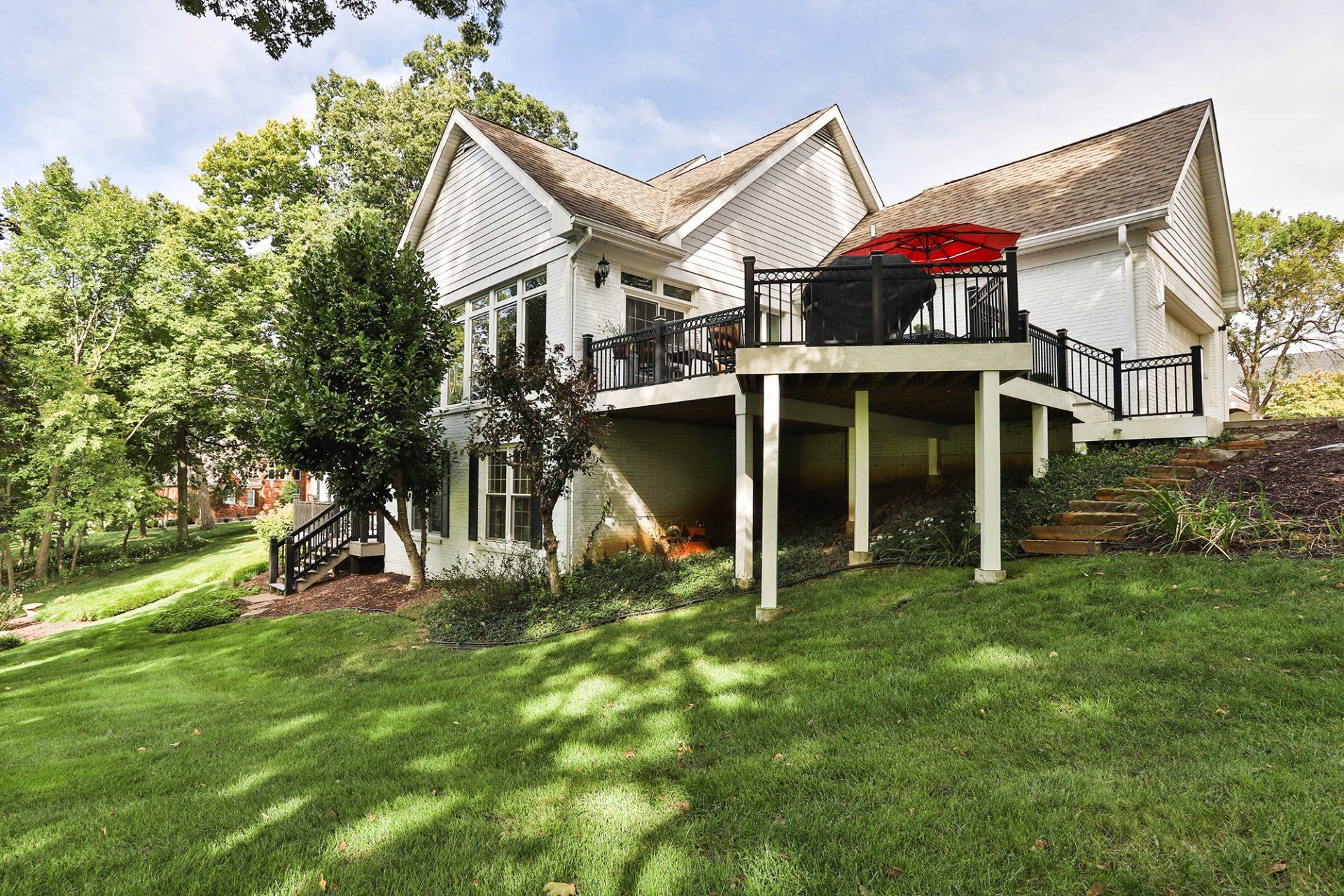 Deck view from below