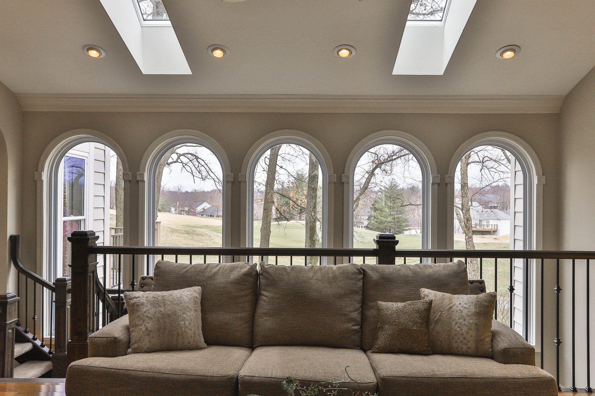 Elegant arched windows