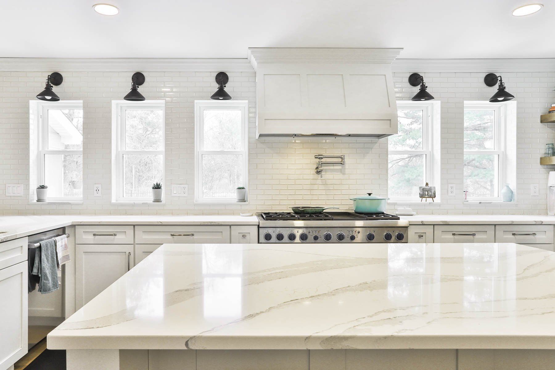 Beautiful kitchen countertop