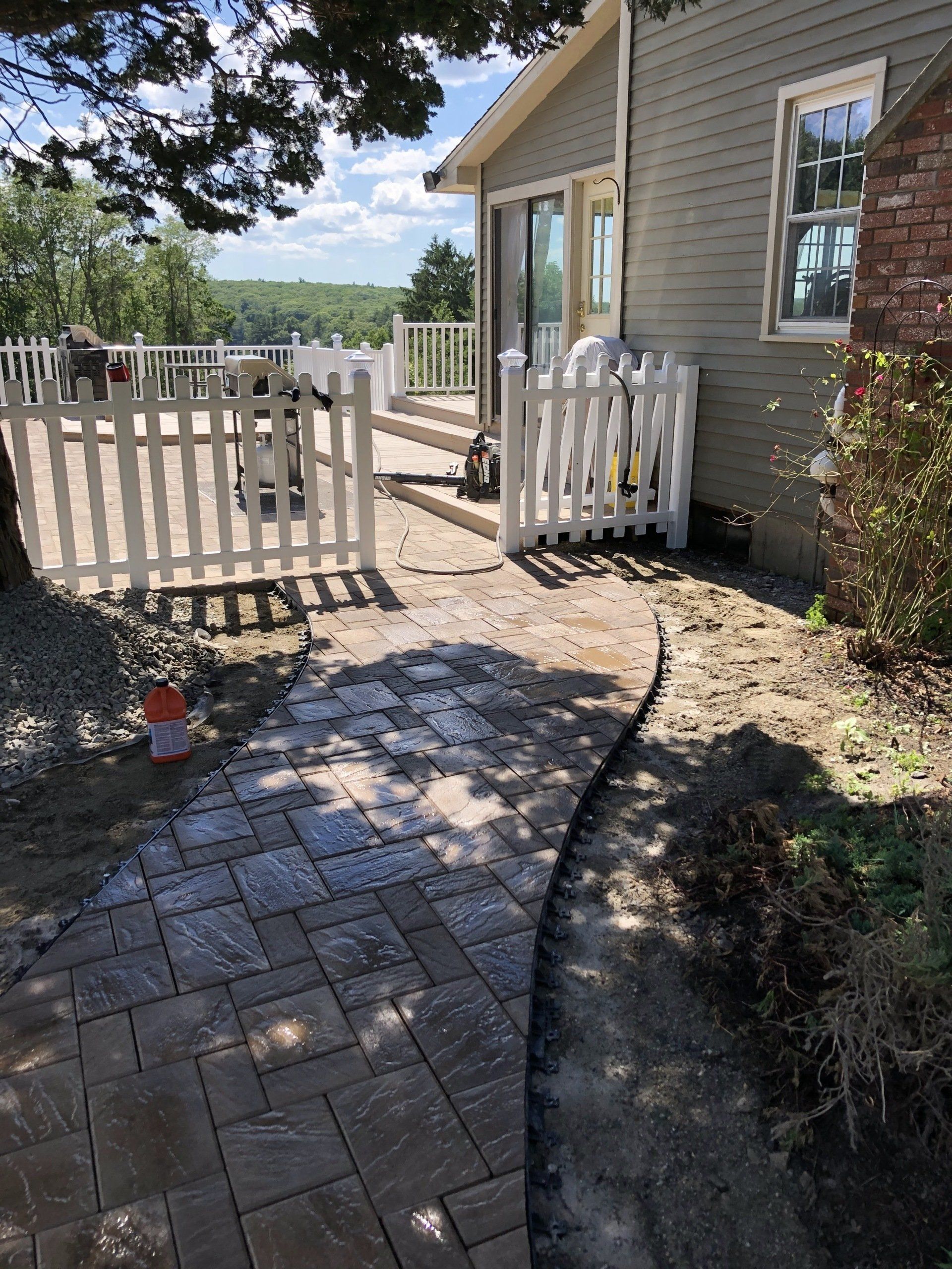 Walkways in the garage