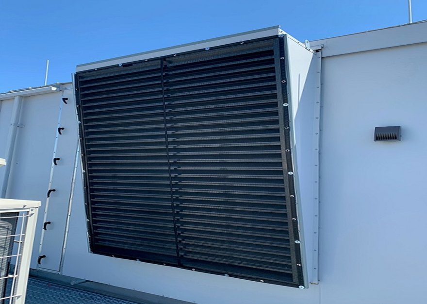 Vents on hvac unit