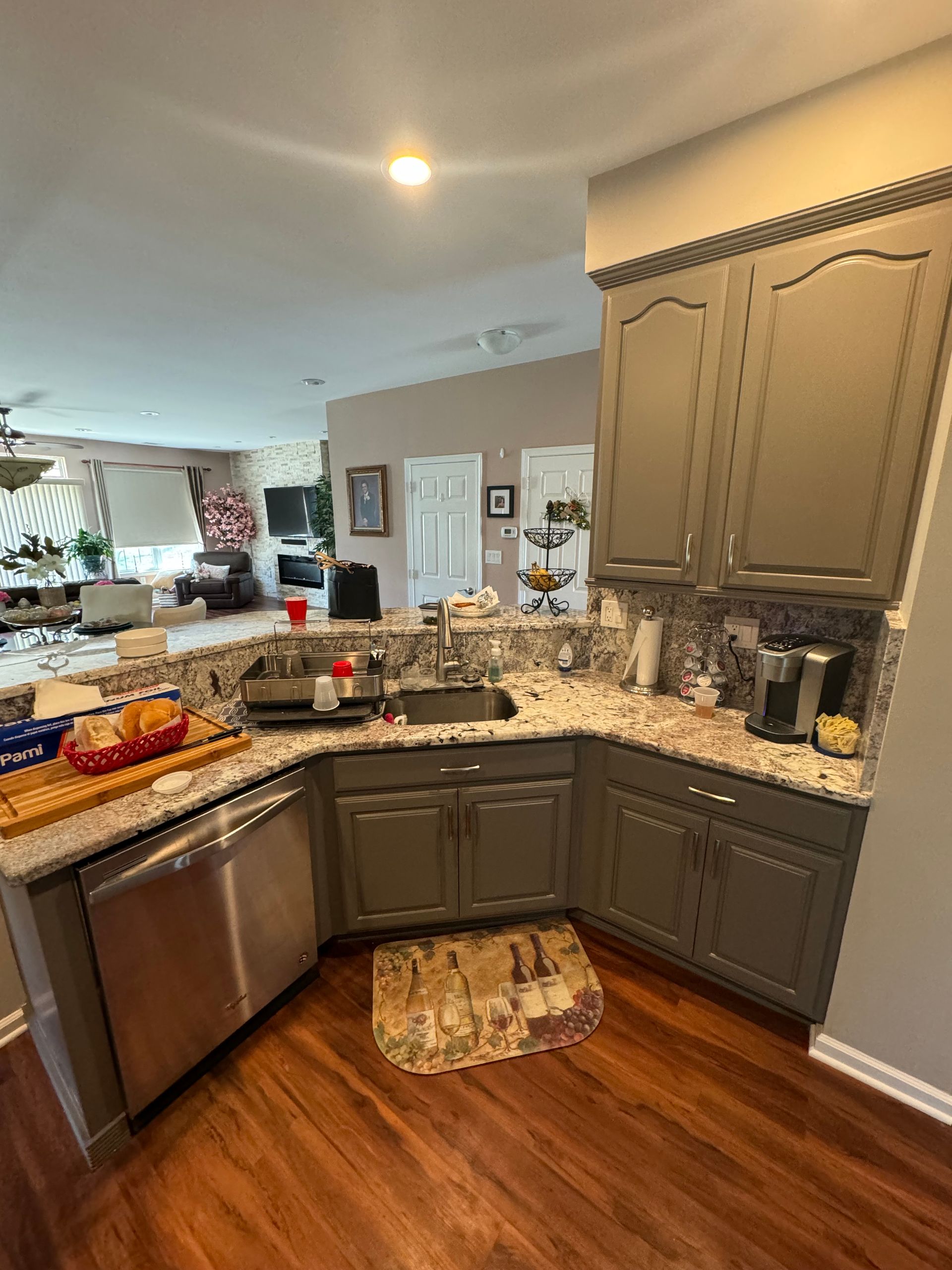Kitchen with cabinets - after