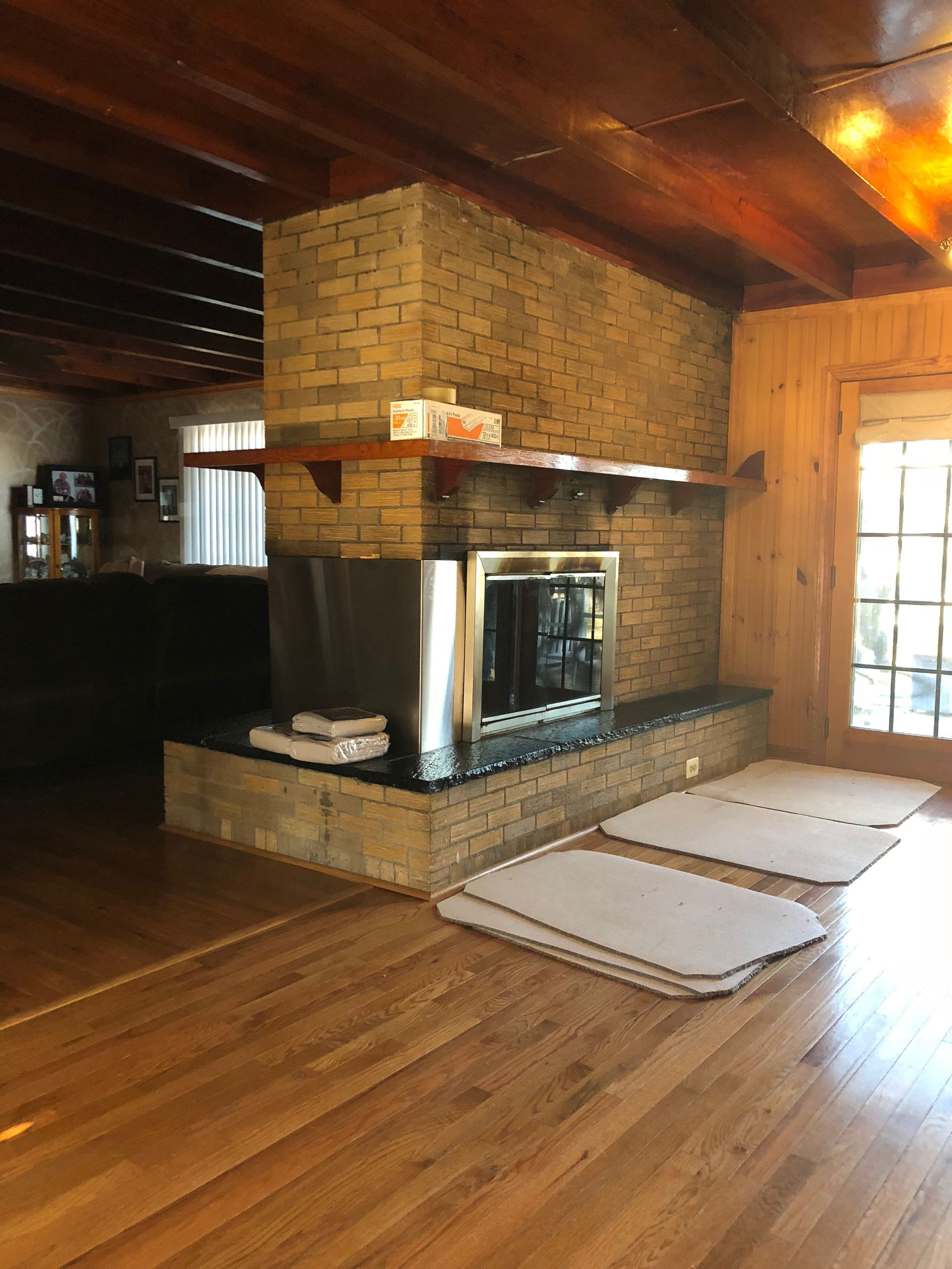 Fireplace - after