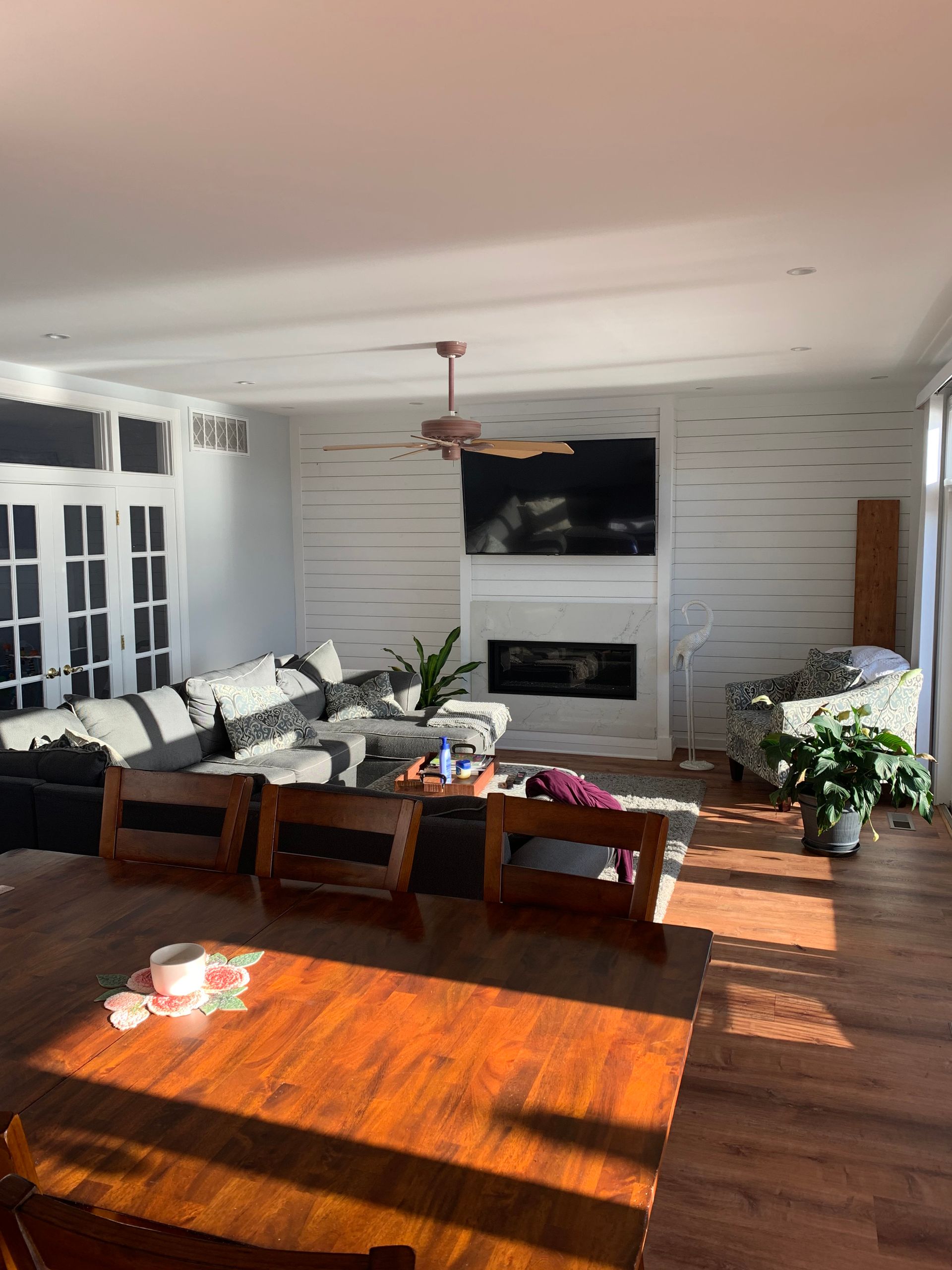 Living room - after