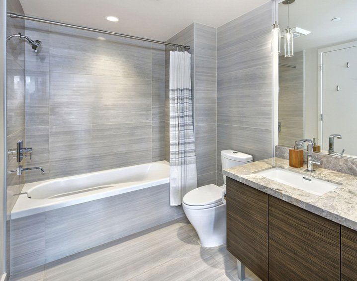Residential house bathroom