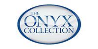 The Onyx Collection logo in blue and gray oval text on a white background