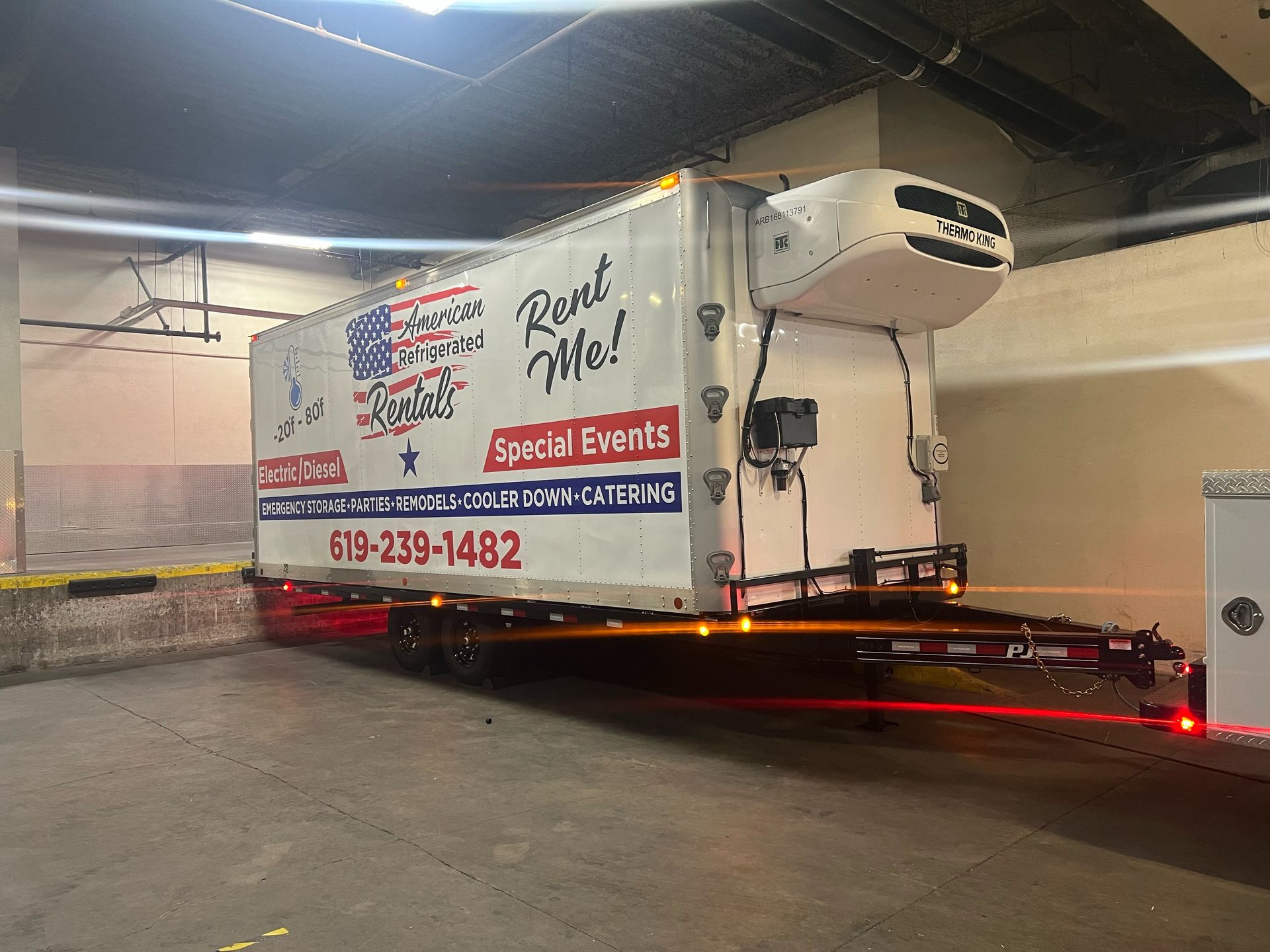 sturdy refrigeration trailer