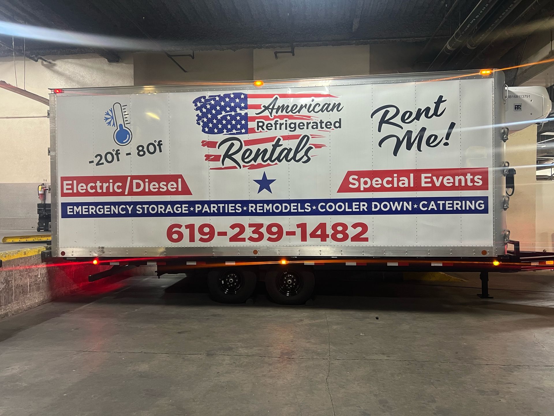 tough refrigeration trailer