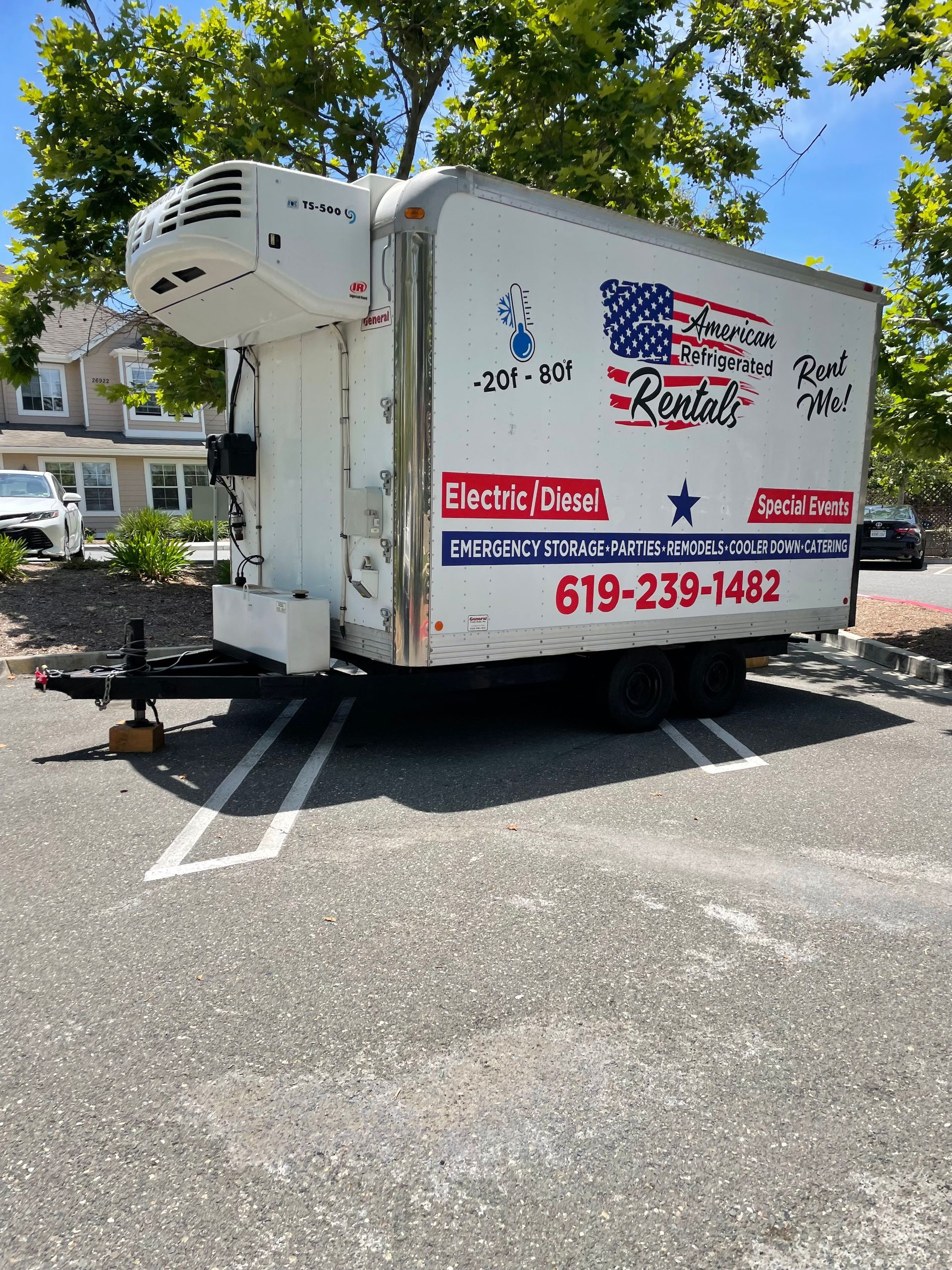 stable refrigeration trailer