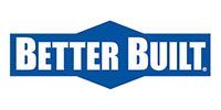 Better Built logo in white text on a blue banner with a diamond shape.