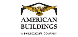 Logo for American Buildings, an eagle over text, 