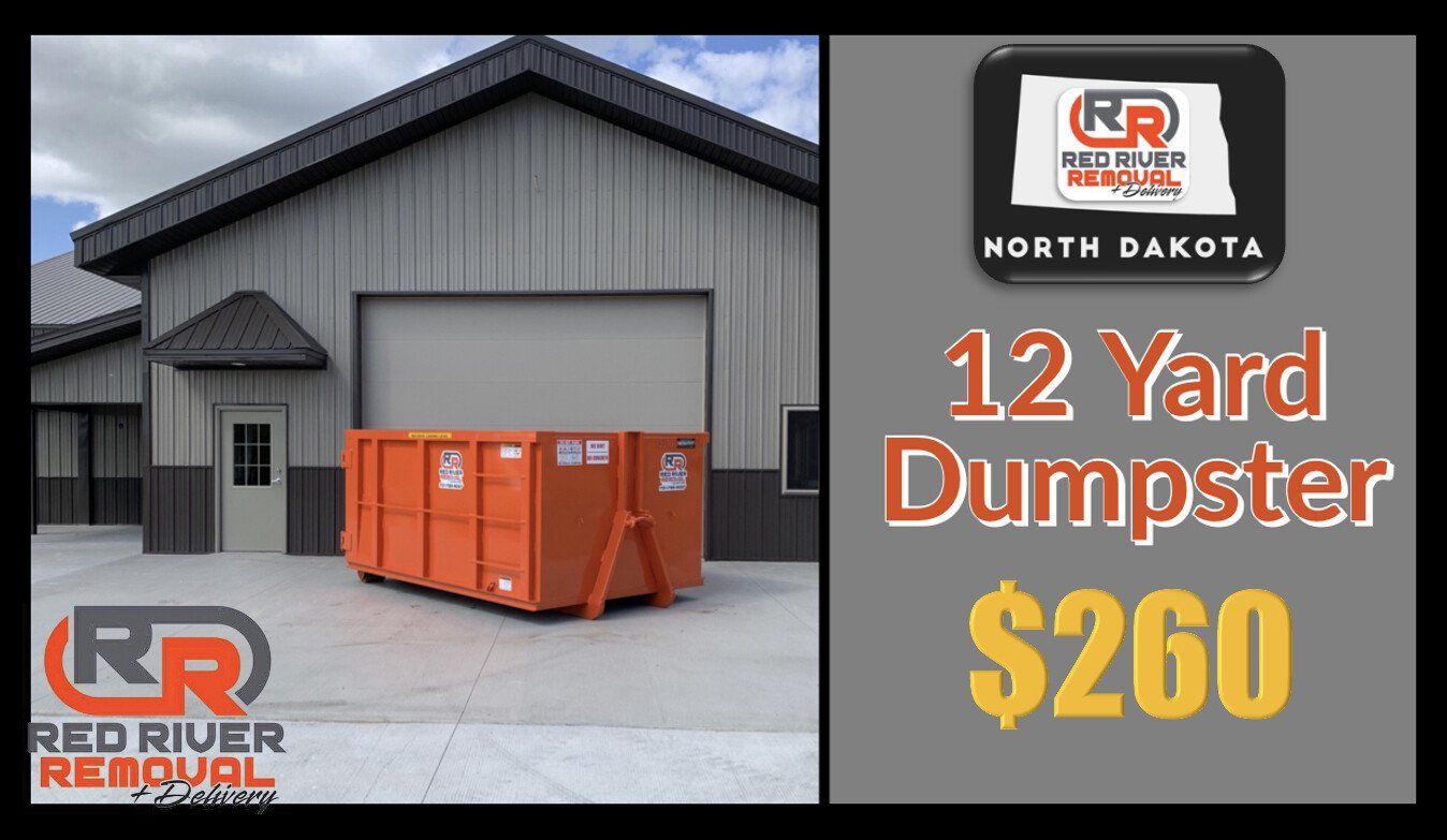 North Dakota 12 Yard Dumpster