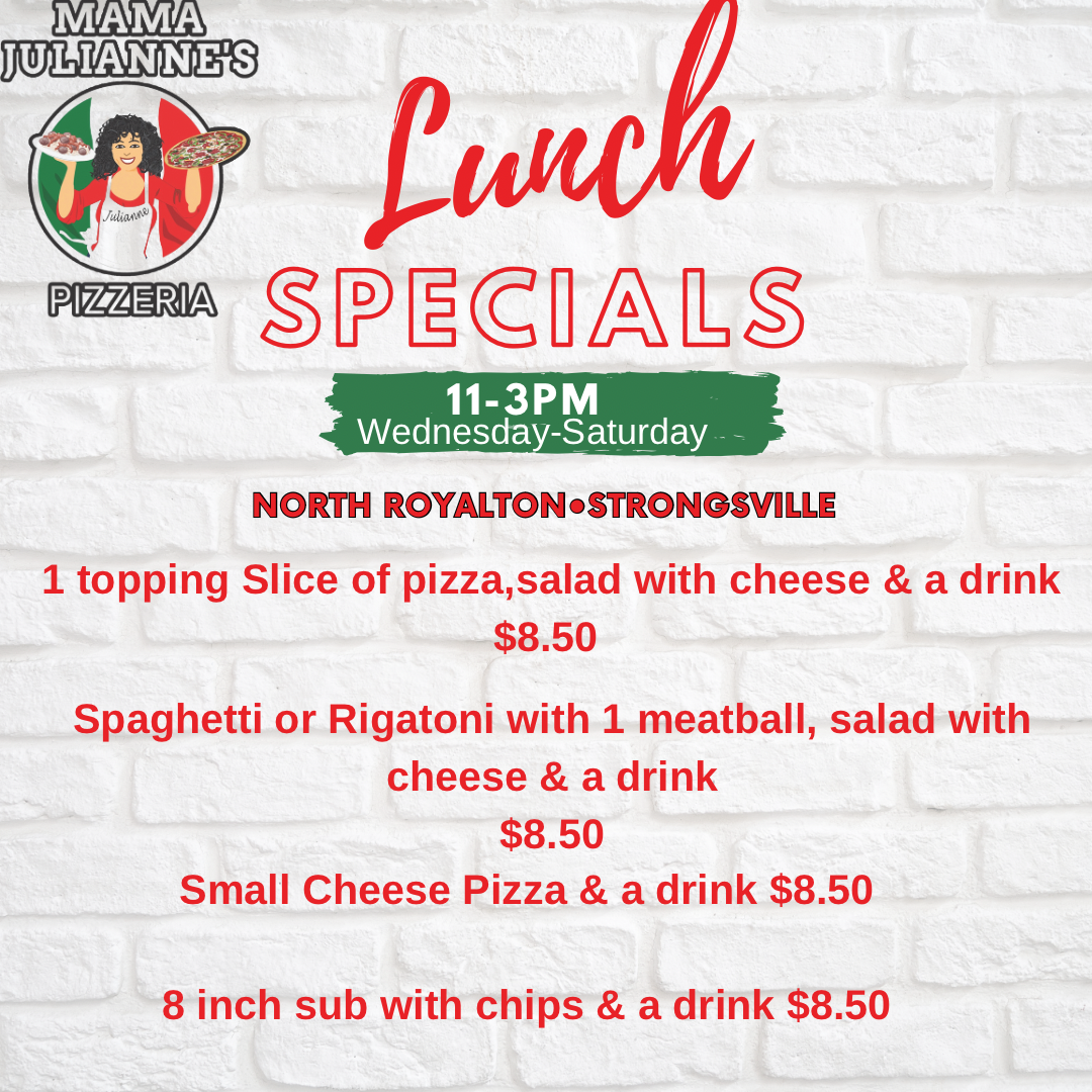 Mama Julianne's Lunch Specials