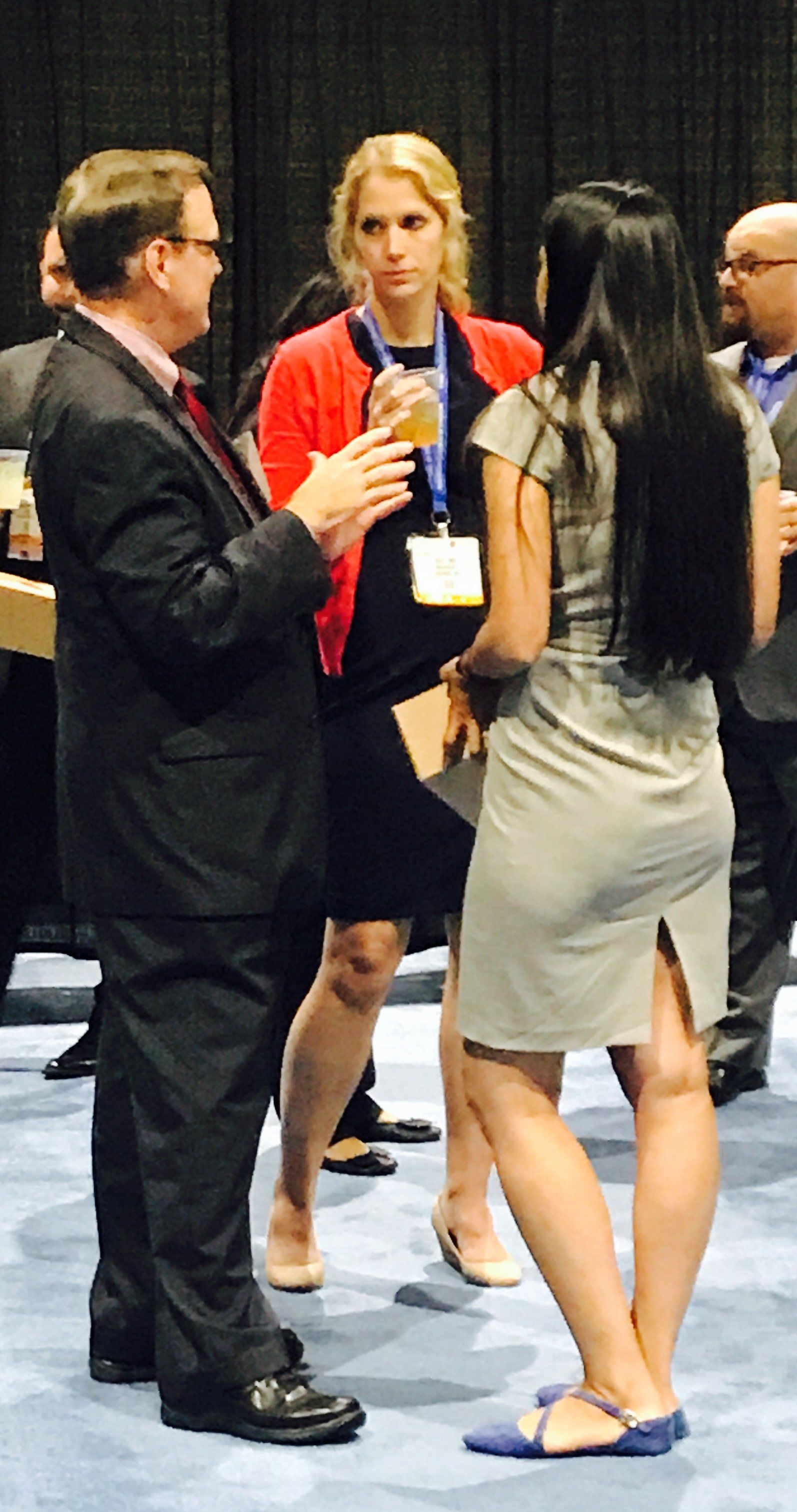 Roger having a discussion