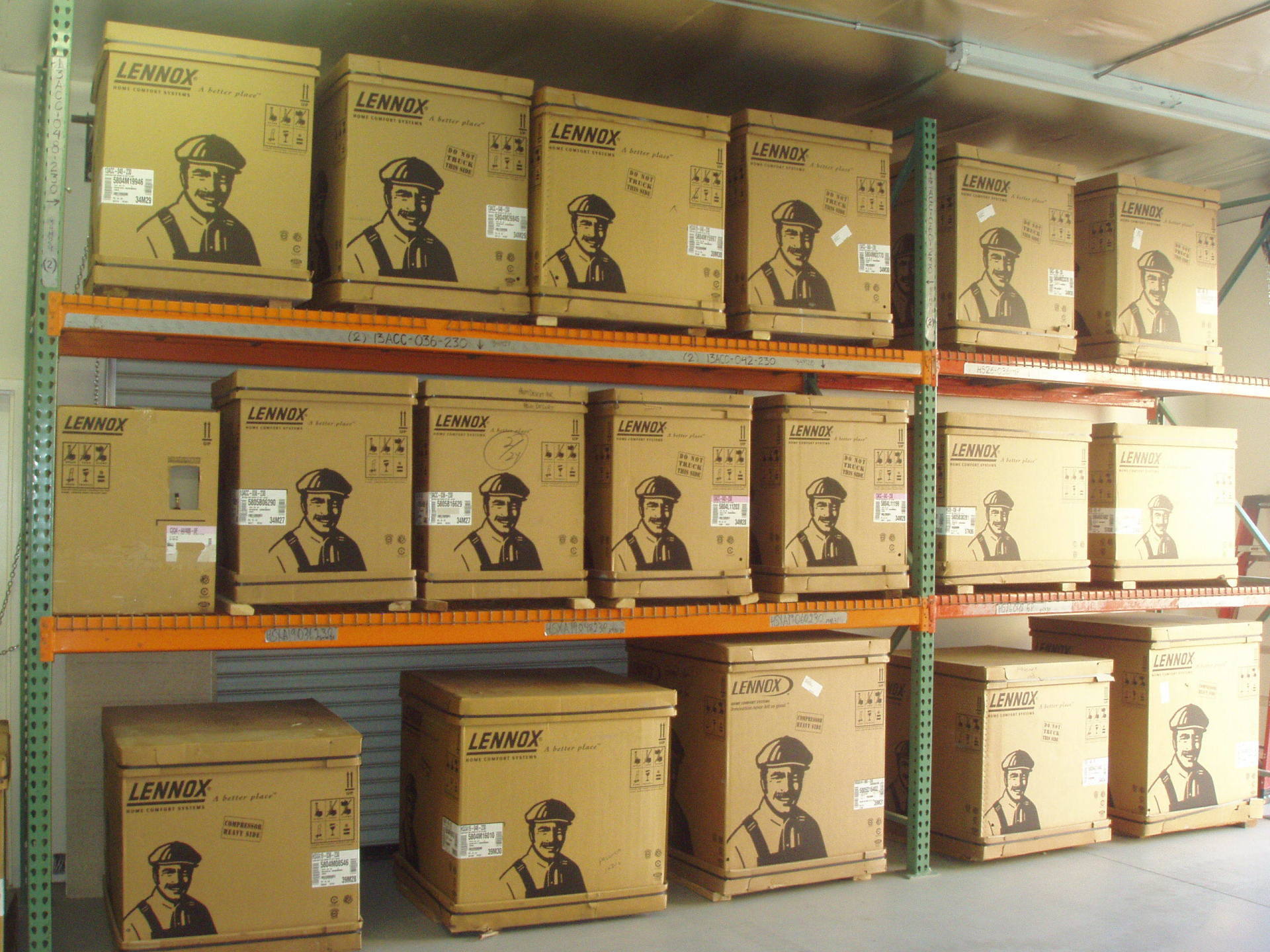 Lennox AC's on boxes