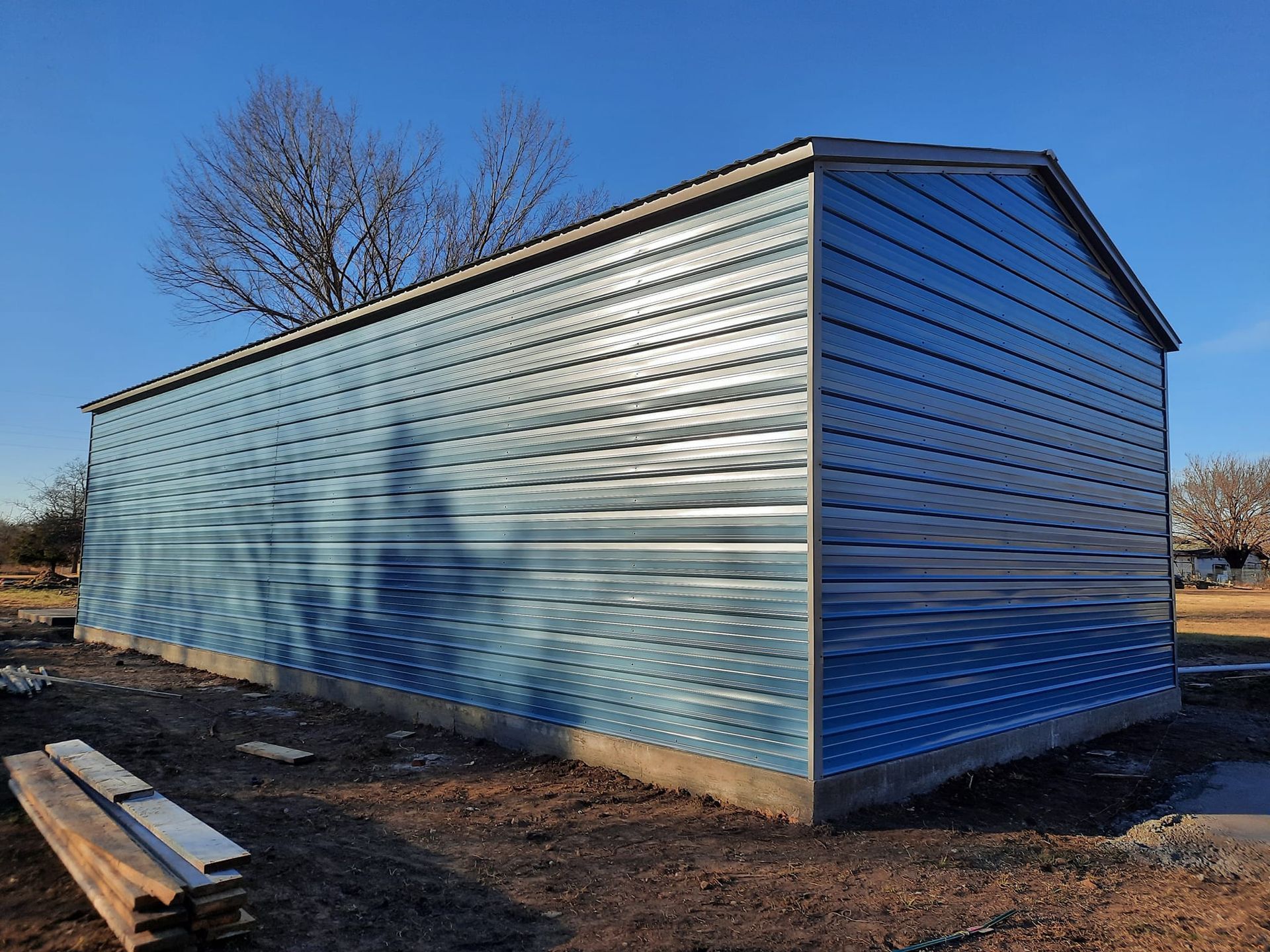blue barn
