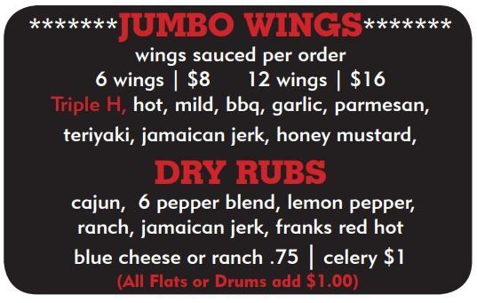 Wing Specials