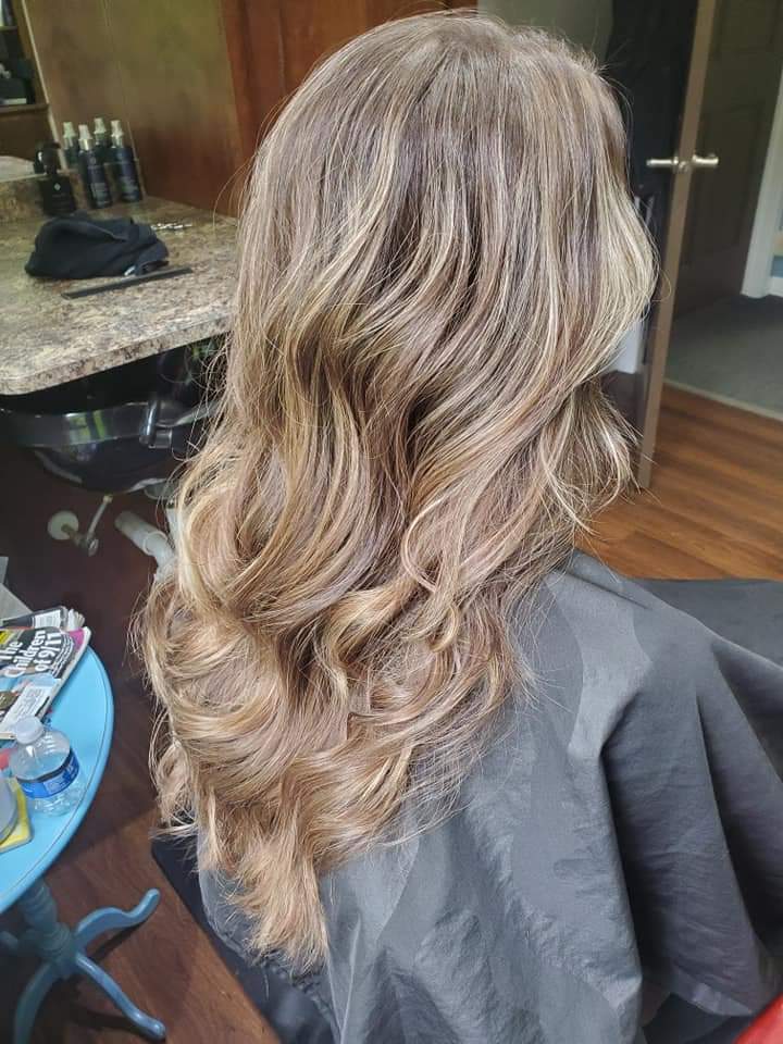 Brown hair