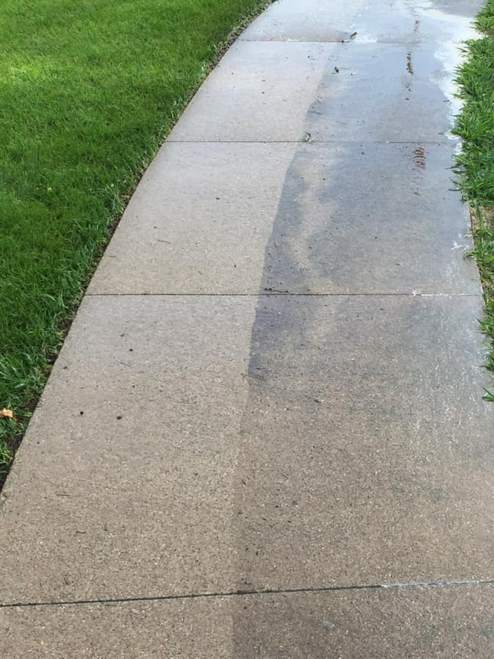 Walkway cleaning and restoration services