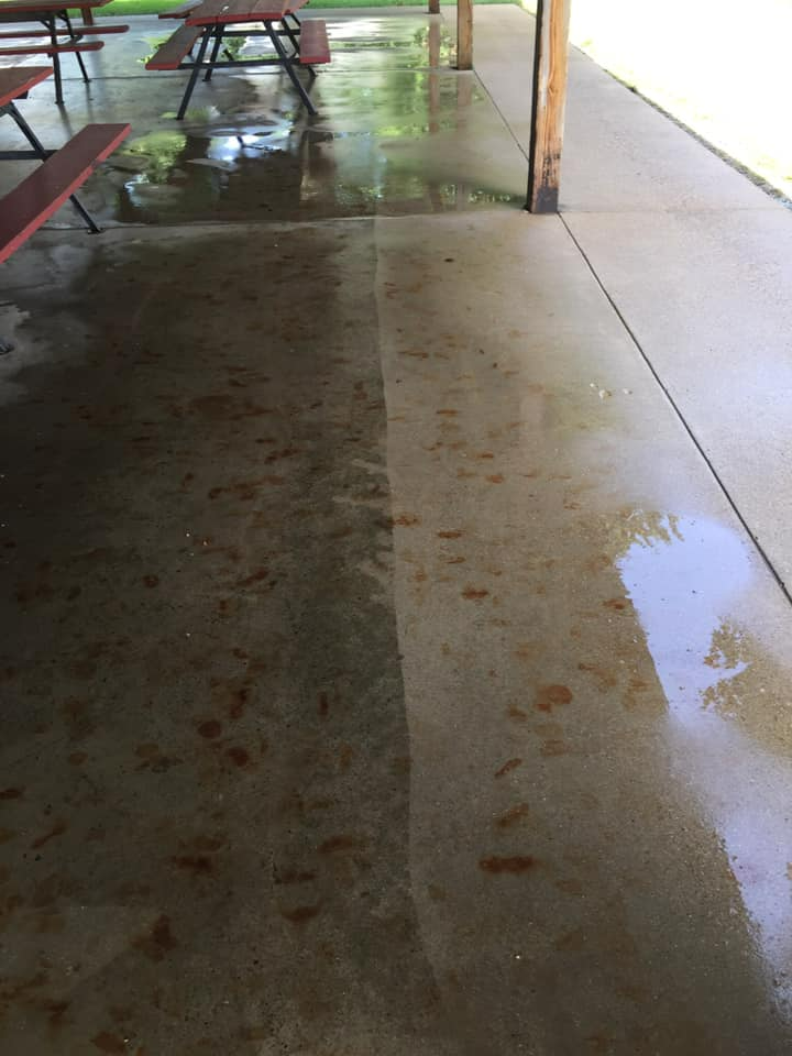 Concrete flooring cleaning and restoration services