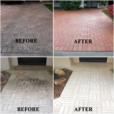 Patio cleaning and restoration services