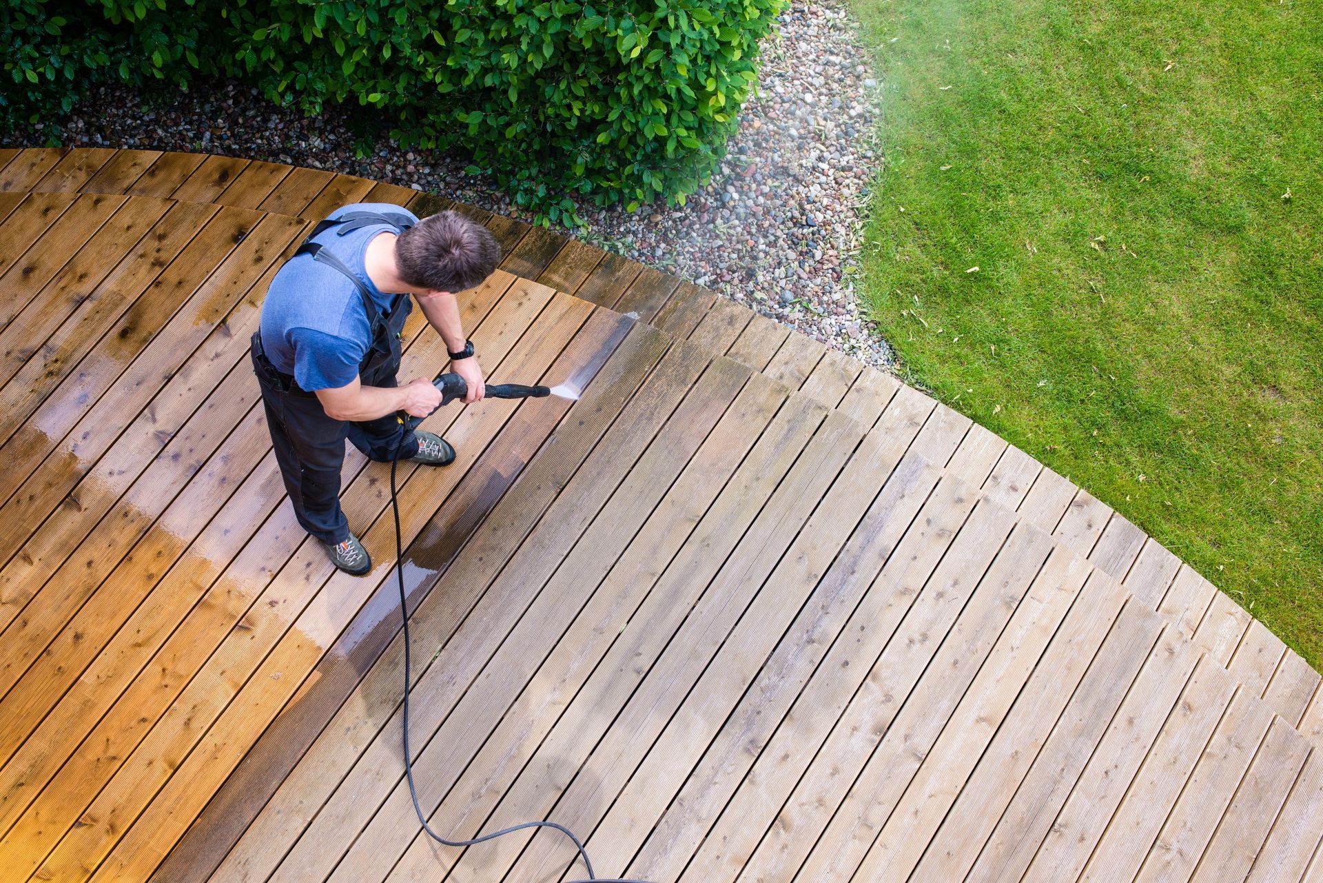 pressure washing