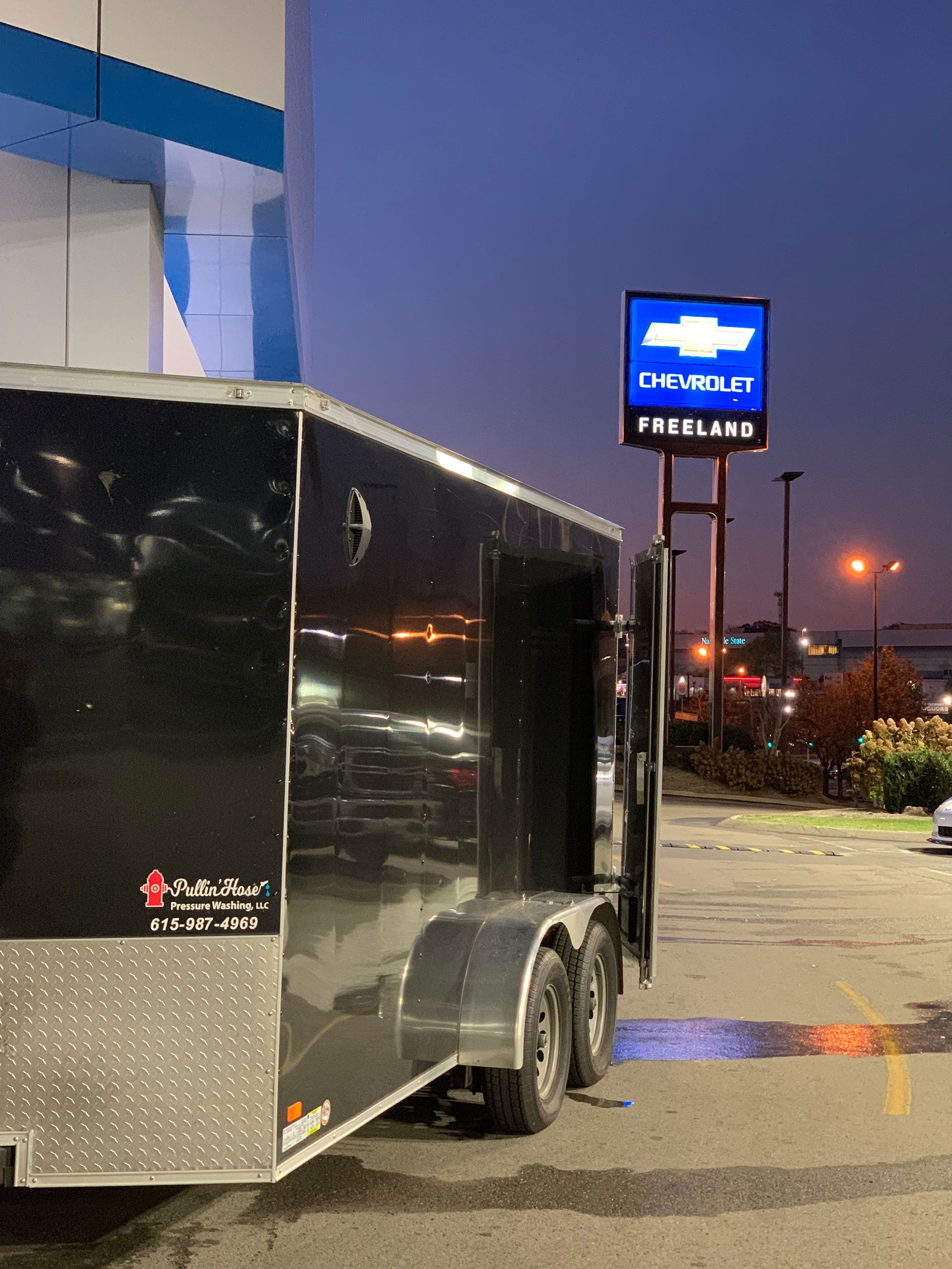 equipment for commercial pressure washing