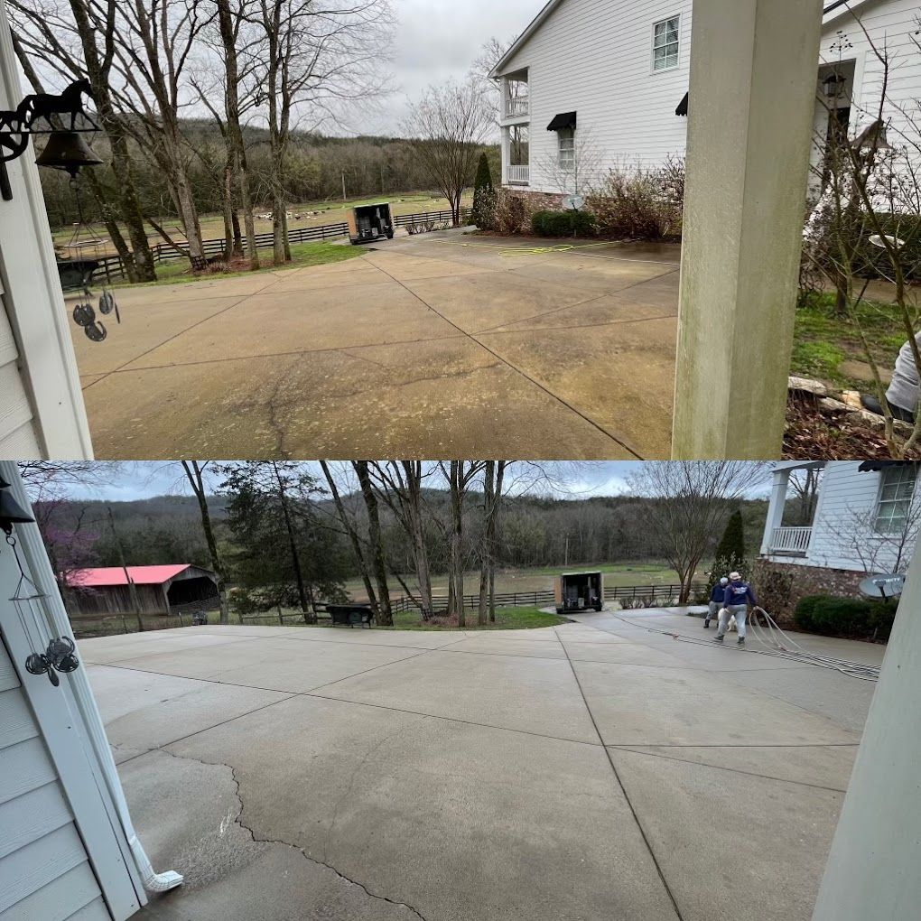 walkway and driveway washing