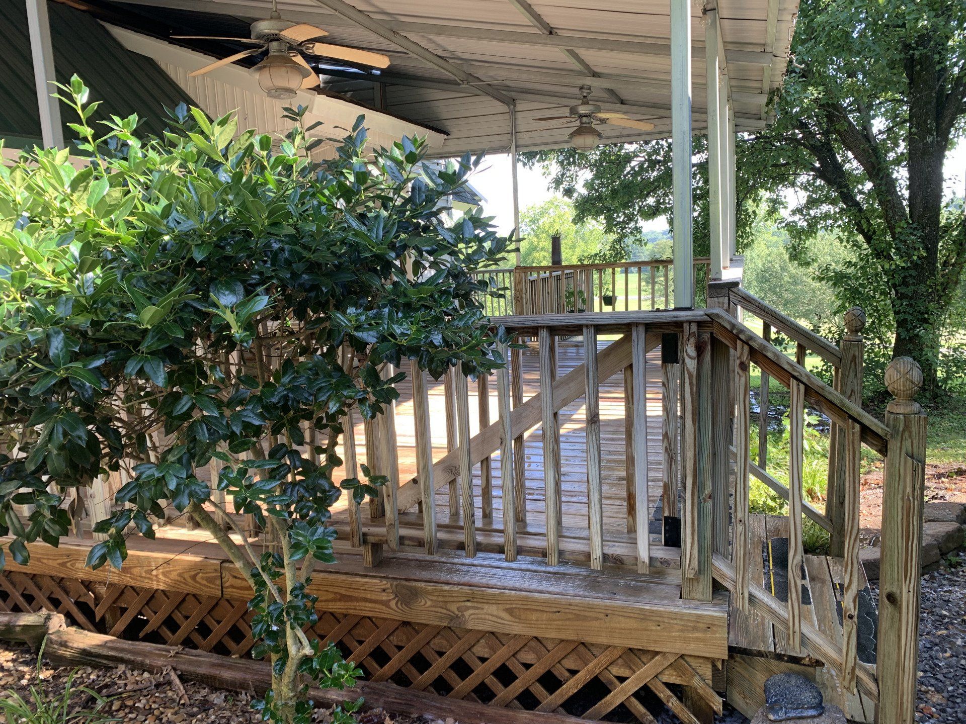 Deck cleaning
