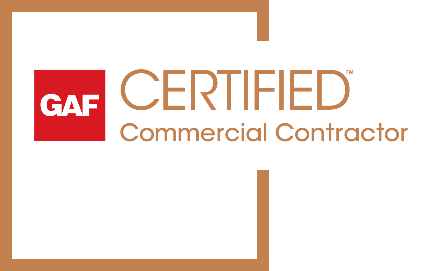 Certified Commercial Contractor