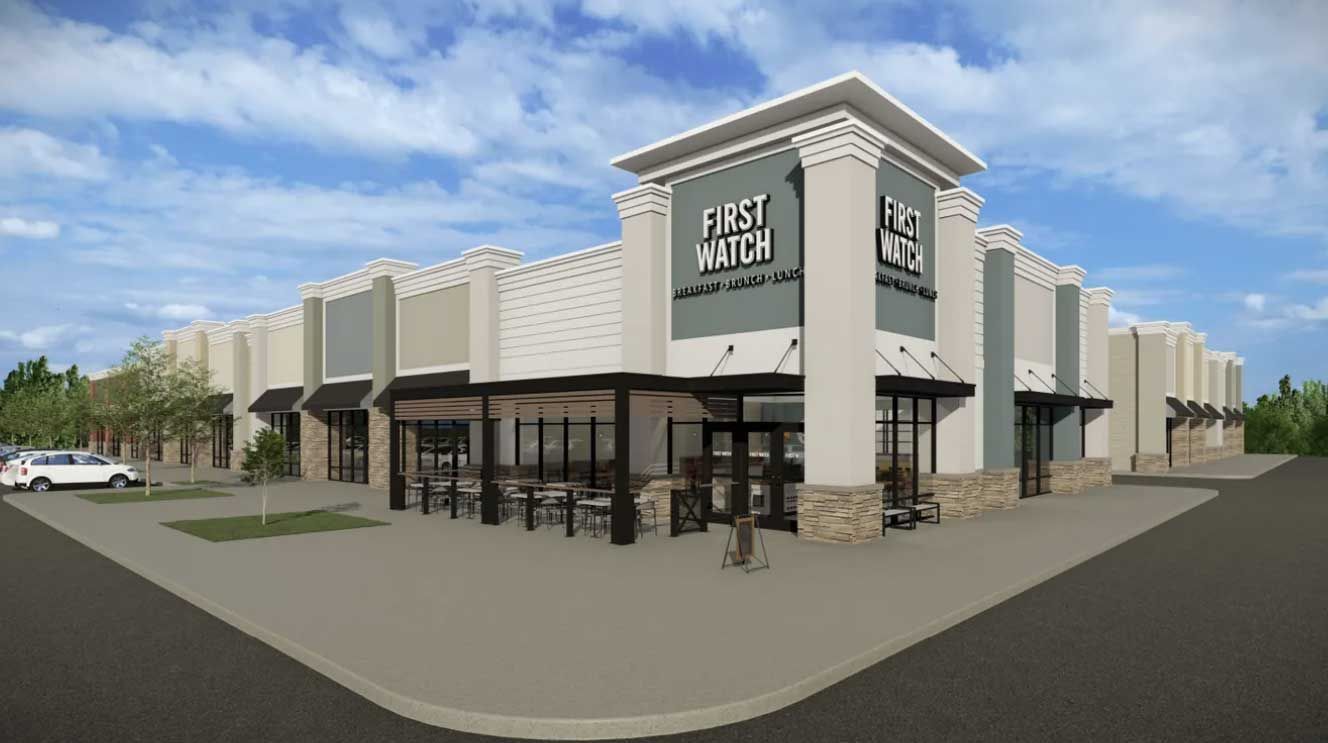 an artist's impression of a new grocery store