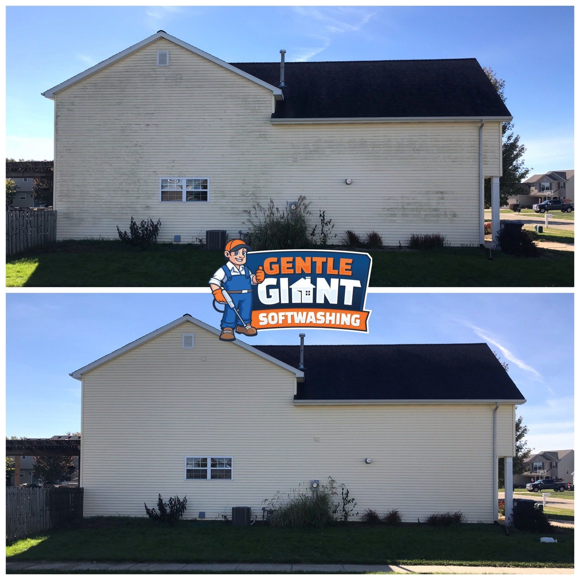 House Washing Exterior Cleaning Urbana and Champaign, IL